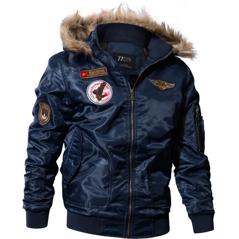 Chaqueta de invierno para hombre, estilo militar (consultar tallas)