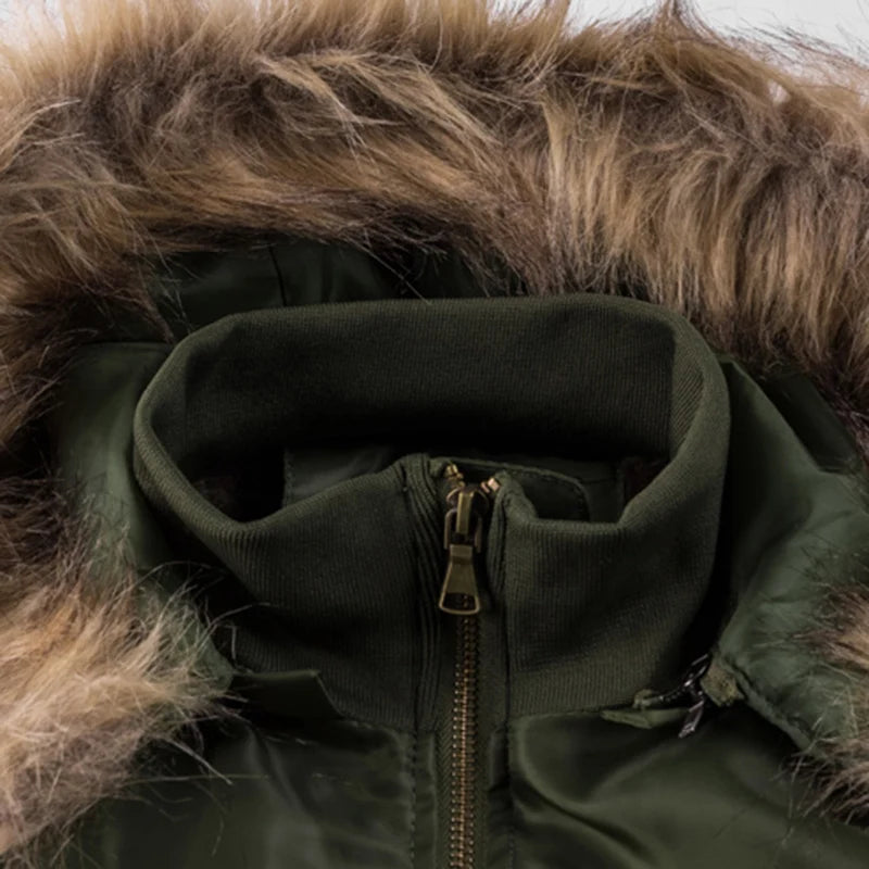 Chaqueta de invierno para hombre, estilo militar (consultar tallas)