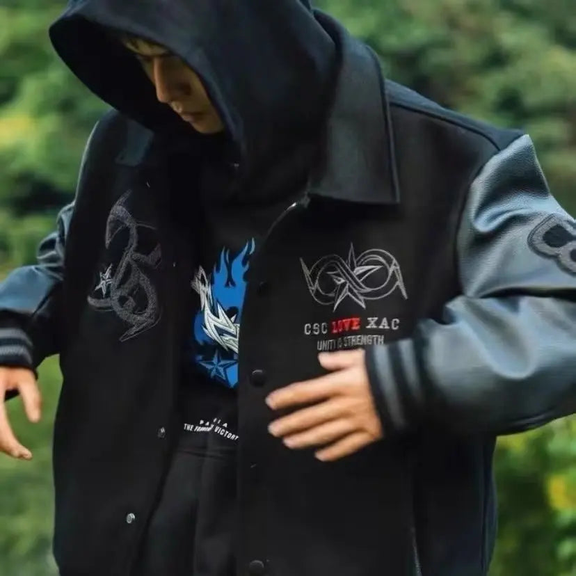 Nuevo uniforme de béisbol para hombre primavera otoño Y2K retro