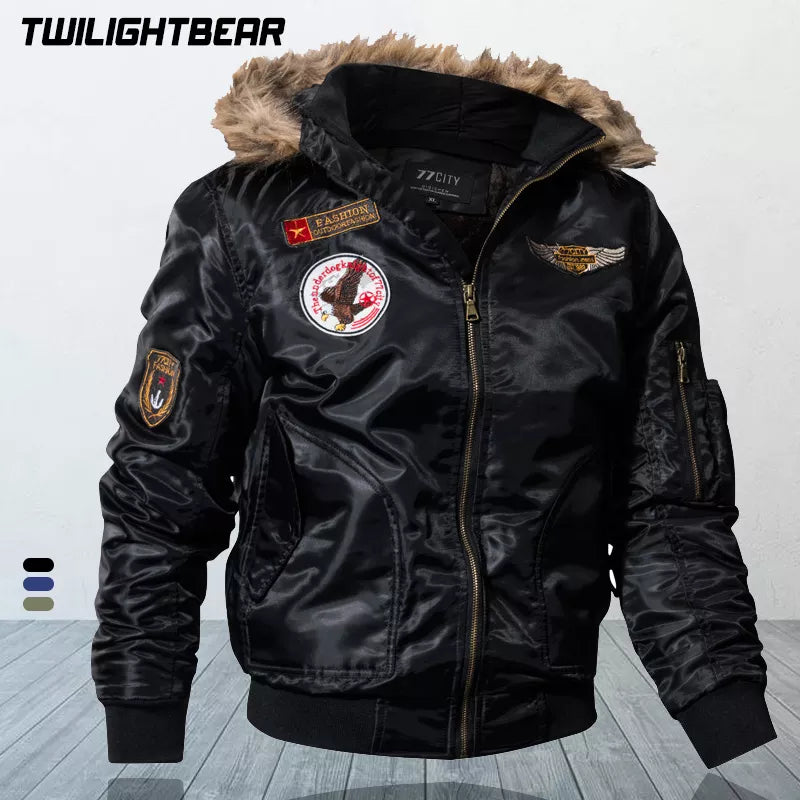Chaqueta de invierno para hombre, estilo militar (consultar tallas)