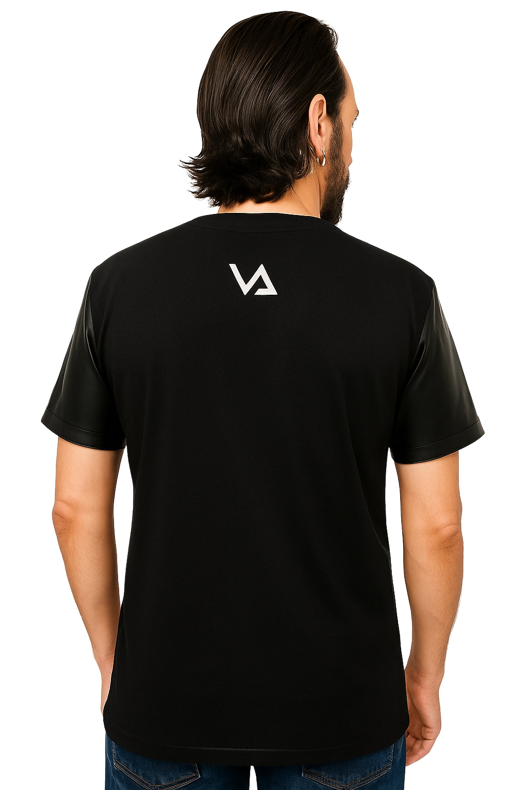 Camisetas de cuero F para hombre de moda