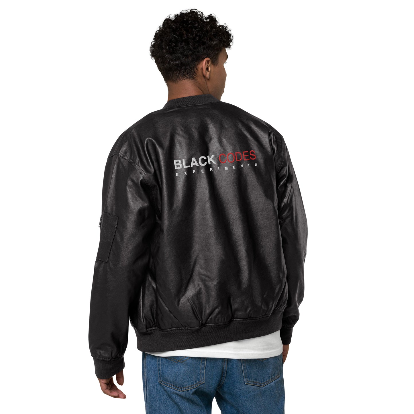 Chaqueta bomber de cuero BC_