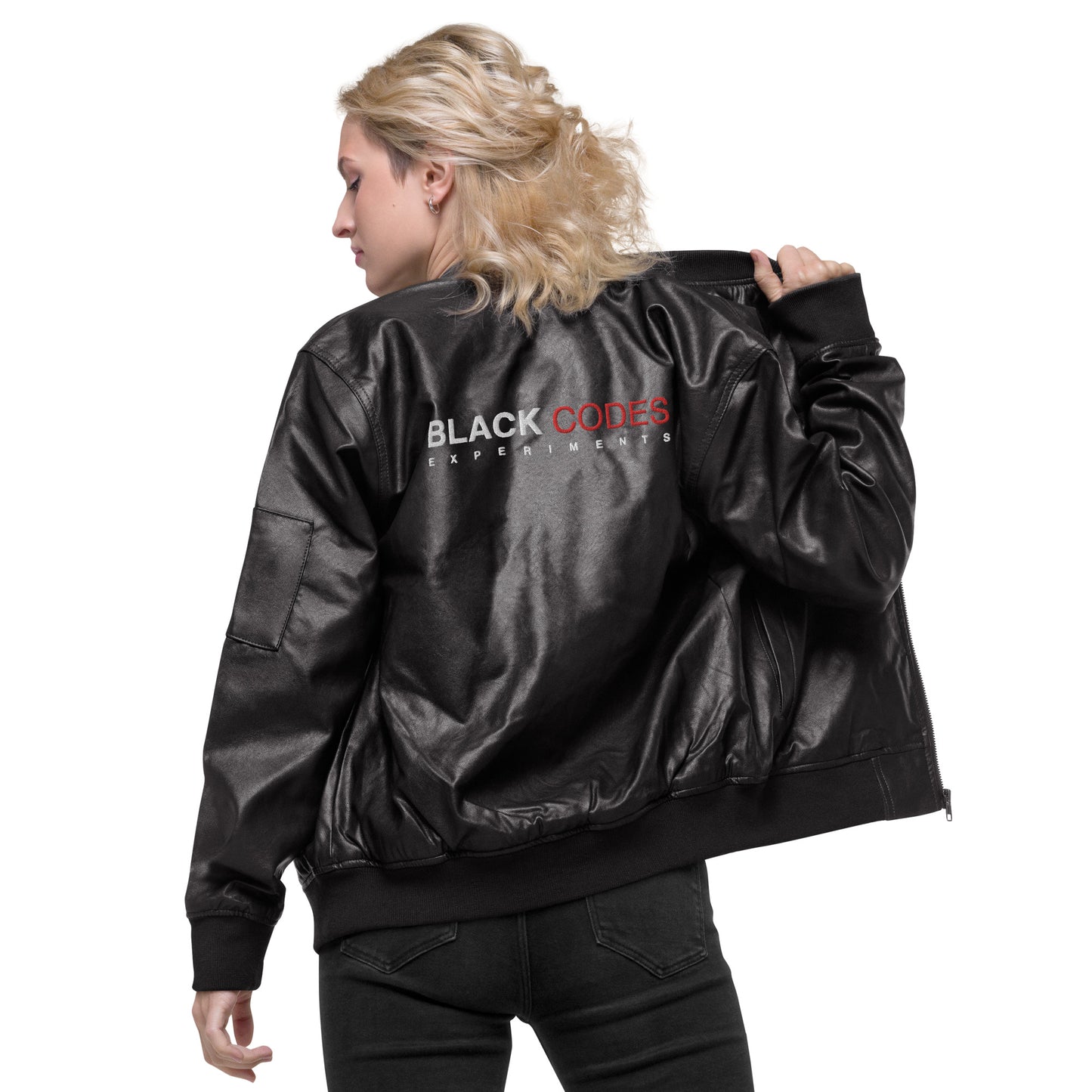 Chaqueta bomber de cuero BC_