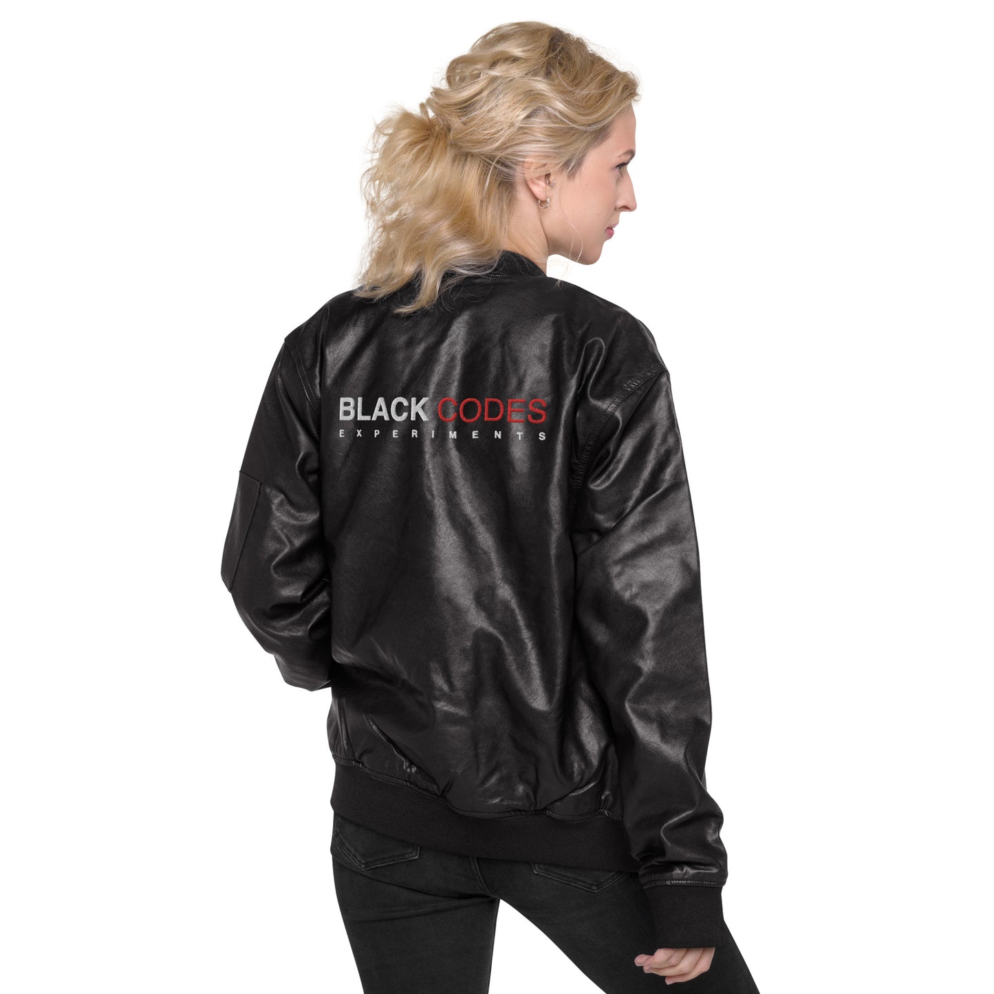 Chaqueta bomber de cuero BC_