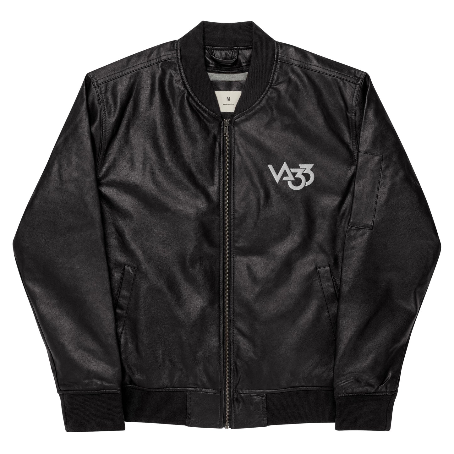 CV33_Chaqueta bomber de cuero