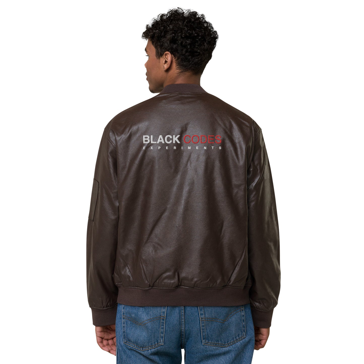 Chaqueta bomber de cuero BC_