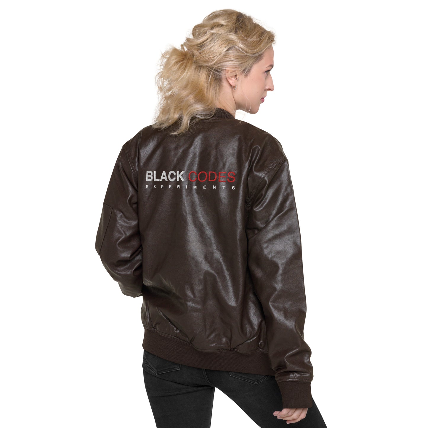 Chaqueta bomber de cuero BC_