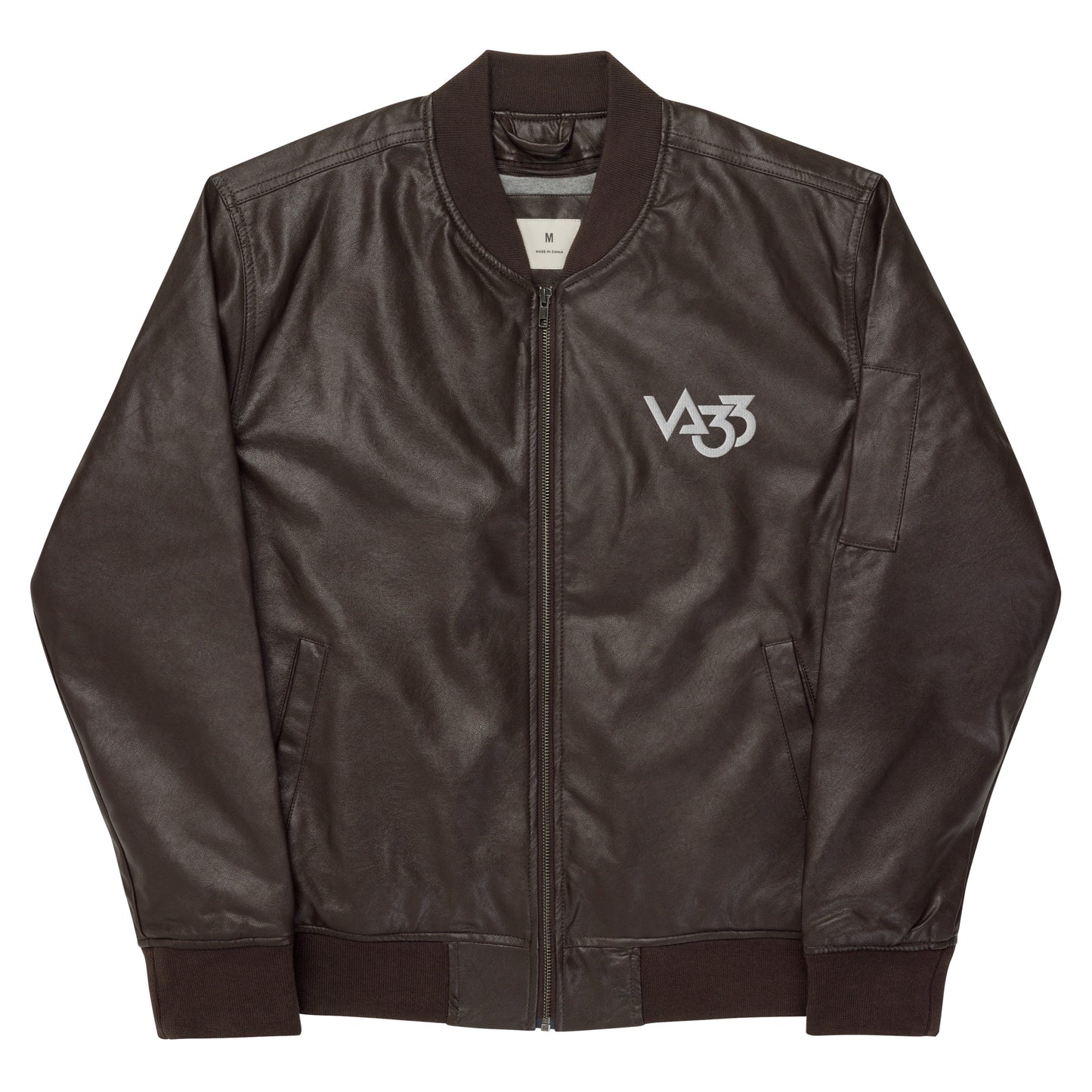 CV33_Chaqueta bomber de cuero