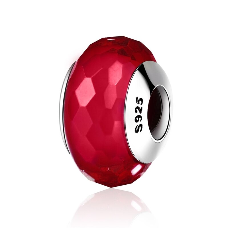29 Styles Real 925 Sterling Silver Effervescence Murano Glass Beads Fit Original Charm Bracelet Authentic S925 Jewelry
