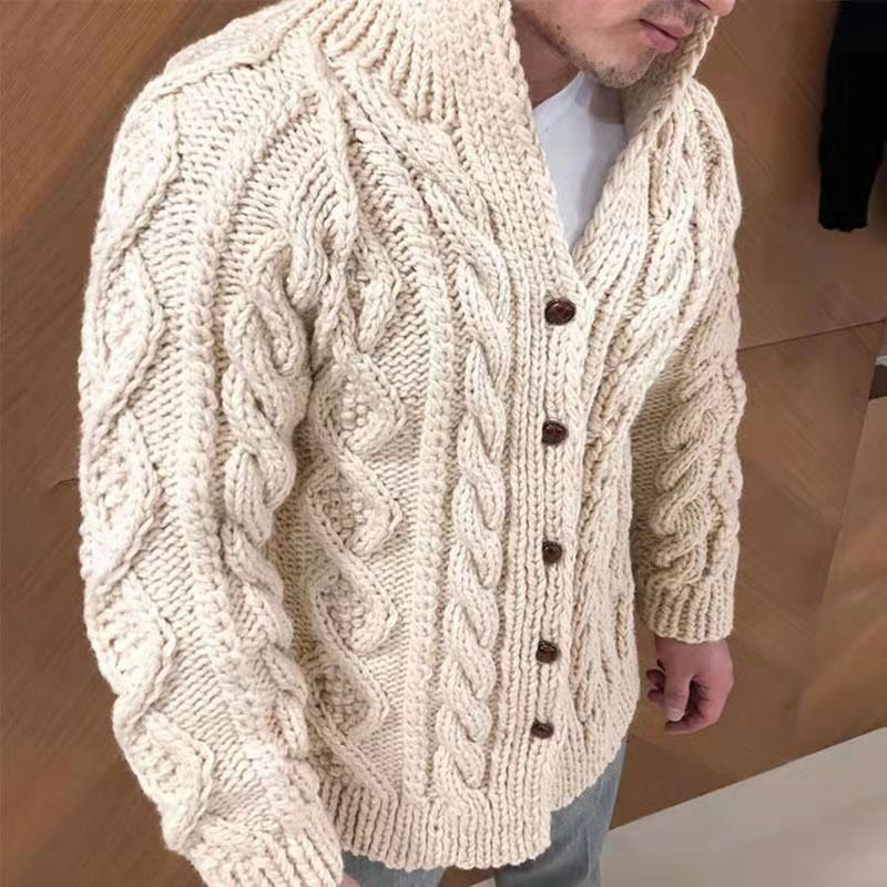 Nuevo 2023 Otoño Invierno Men_Warm Coat Cardigan Sweater (¡COMPRUEBE LOS TALLAS DE LA UE CUIDADOSAMENTE!)