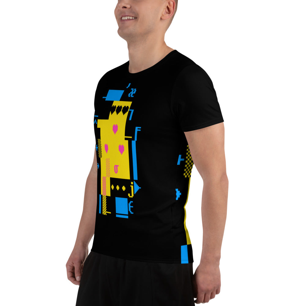 DosPunk_246_All-Over Print Men's Athletic T-shirt