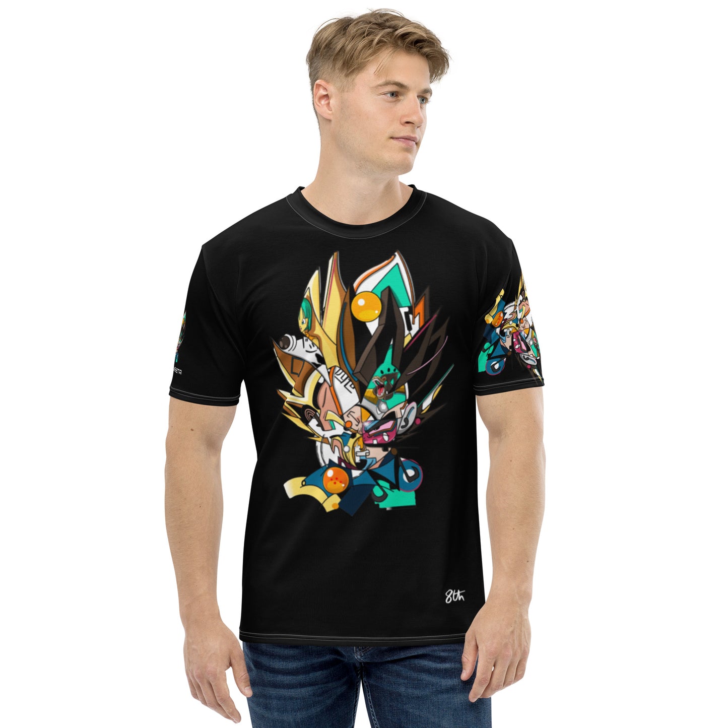 Geo_Vegeta_Full Printed_Men's t-shirt