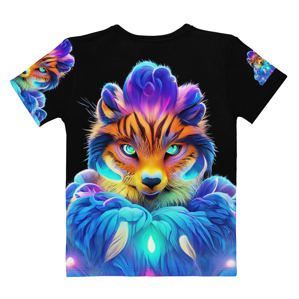 FANTASTICAL_ANIMAL0242_Women's FULL PRINTED T-shirt