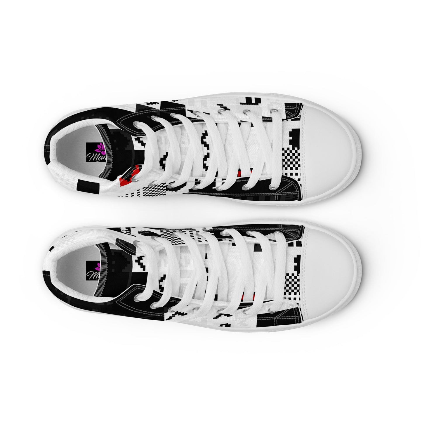 Dos Punks 617- Remixed- Full Print- Zapatillas altas de lona para hombre