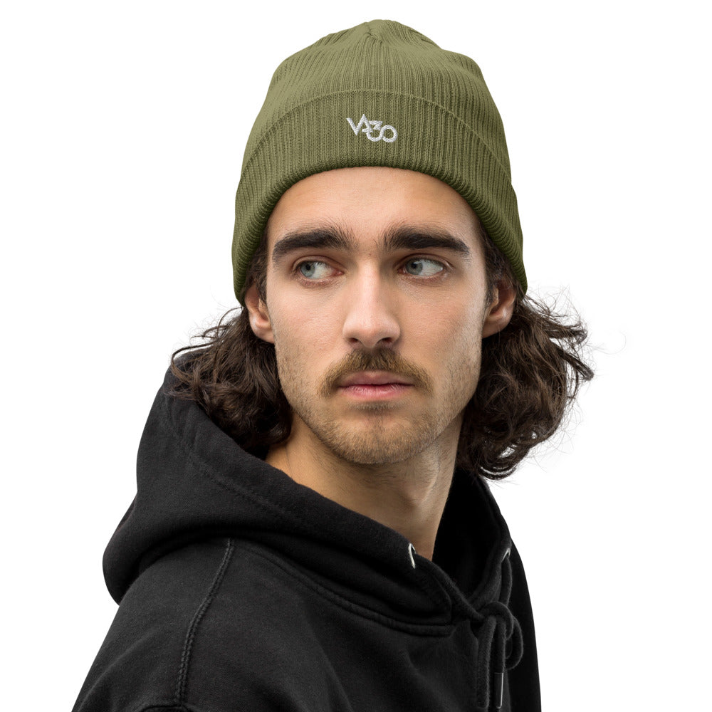 Gorro canalé orgánico