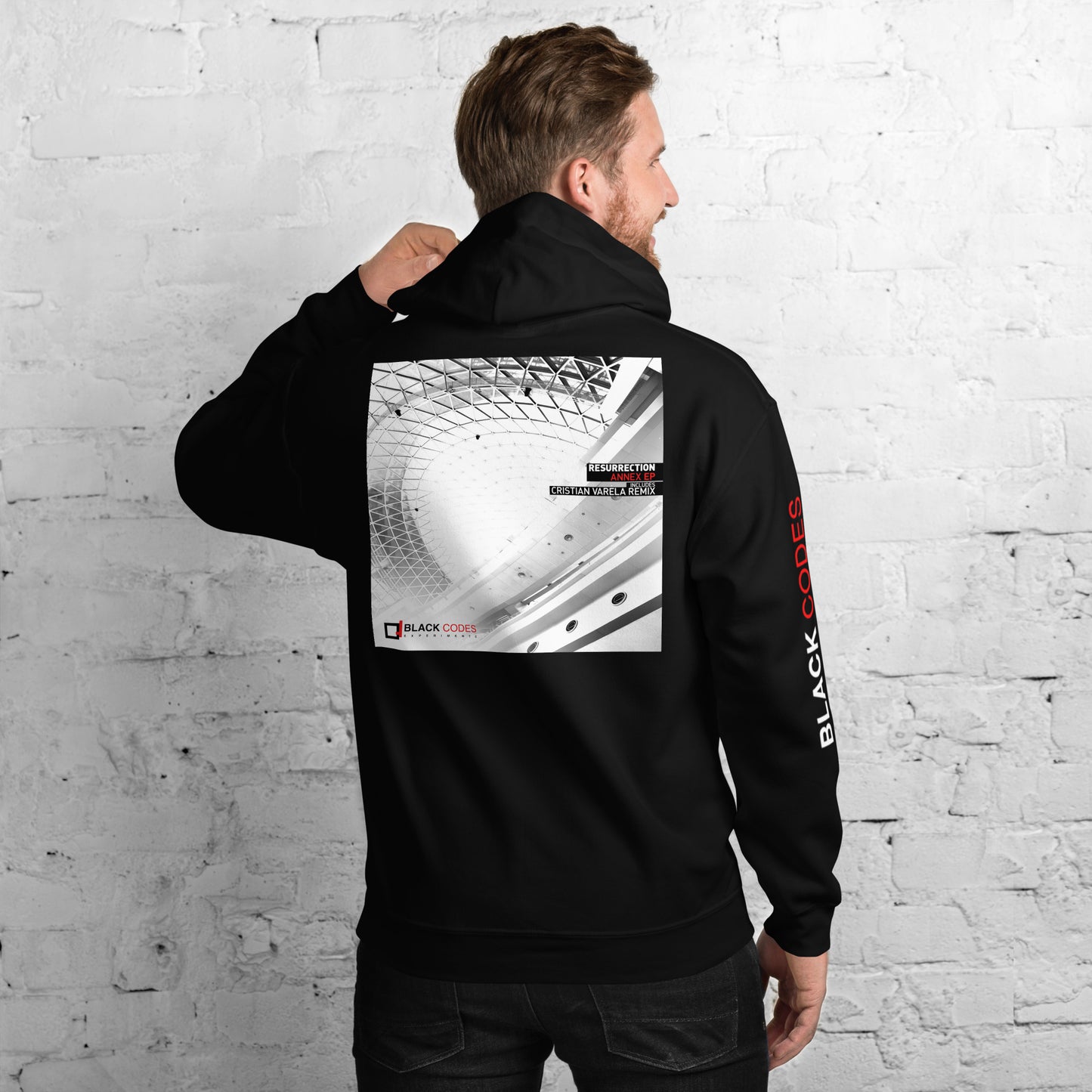 BlackCodes25_Unisex Sudadera con capucha