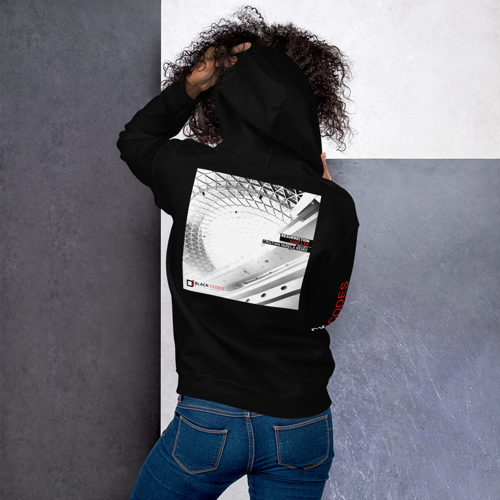 BlackCodes25_Unisex Sudadera con capucha