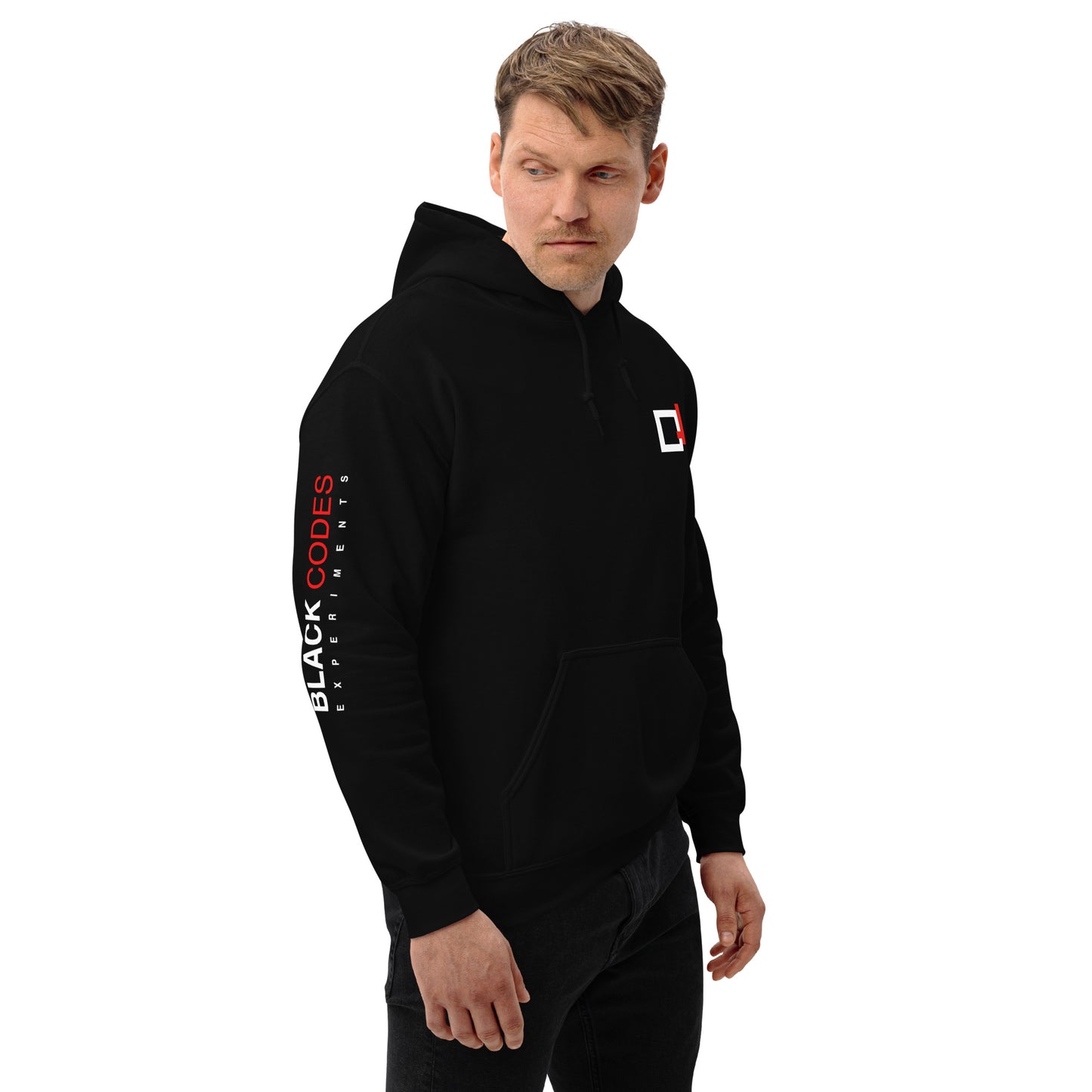 BlackCodes26_Unisex Sudadera con capucha