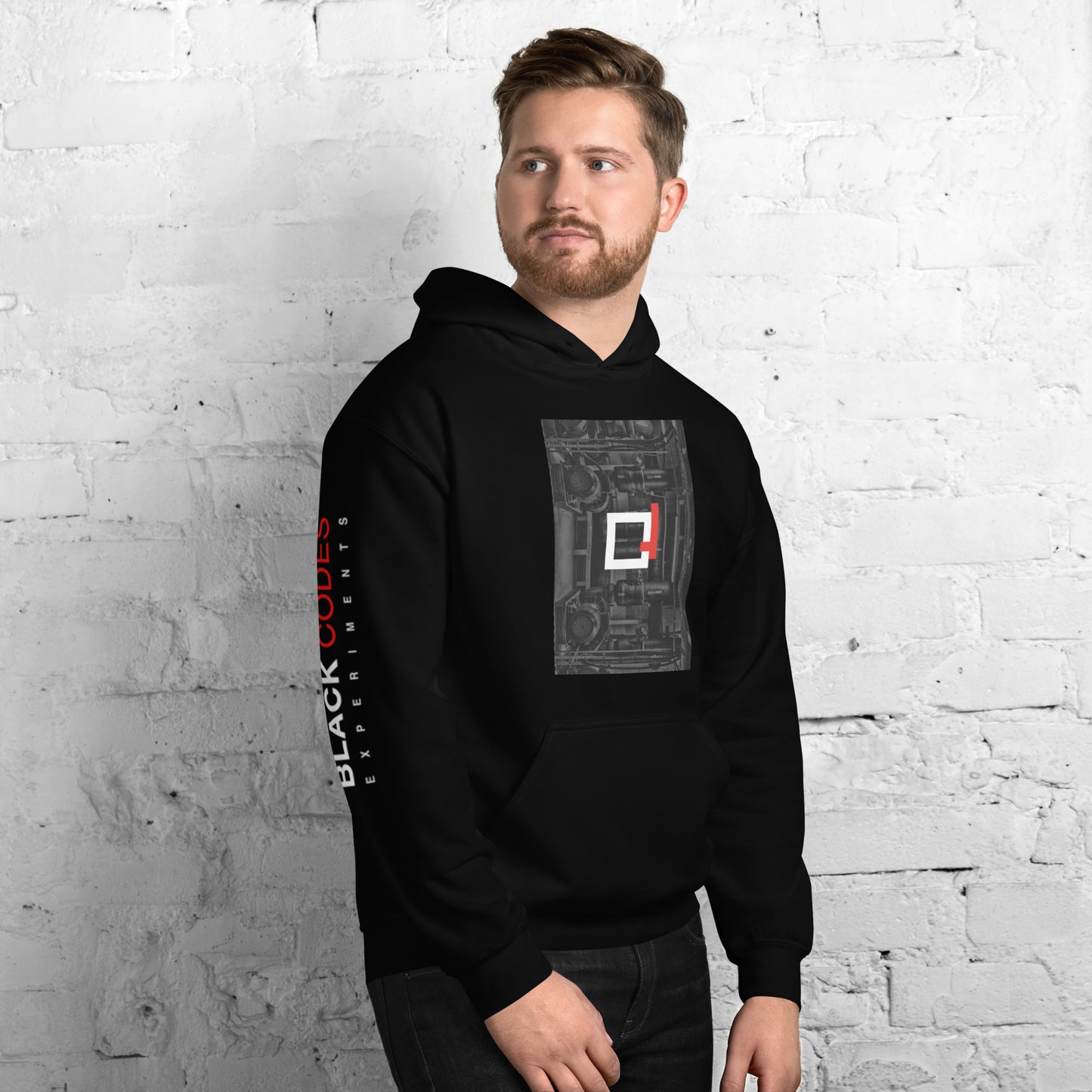 BlackCodes25_Unisex Sudadera con capucha