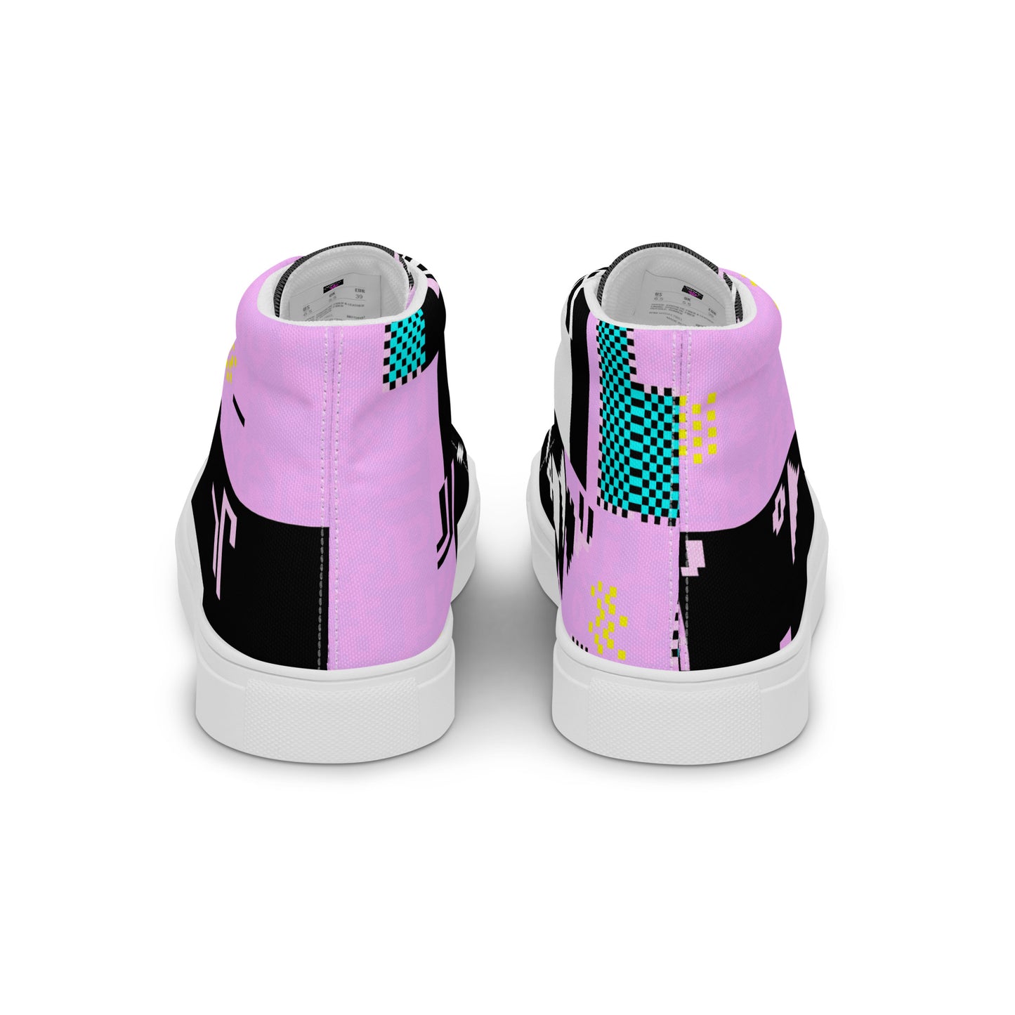 Dos Punks 303_Remixed_Full Primted Zapatillas altas de lona de mujer