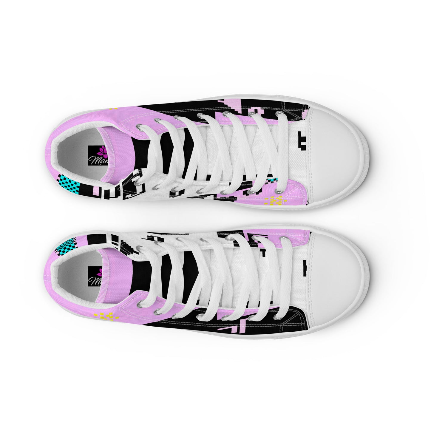 Dos Punks 303_Remixed_Full Primted Zapatillas altas de lona de mujer