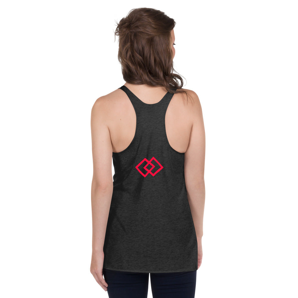 Camiseta sin mangas con espalda cruzada para mujer