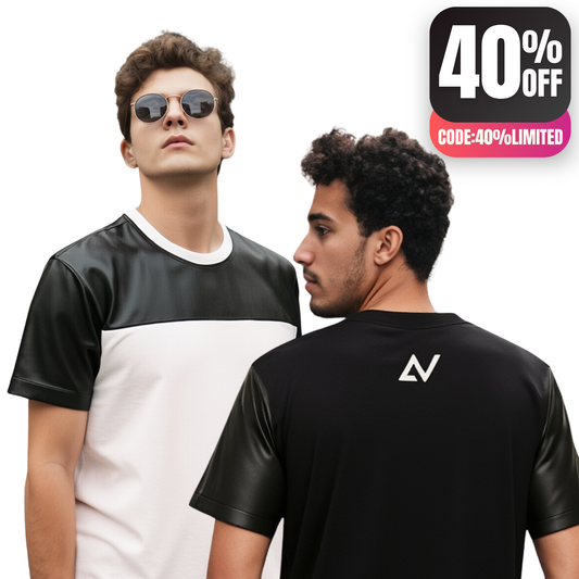 VA_Design F-Leather Slim UNISEX-T-Shirt