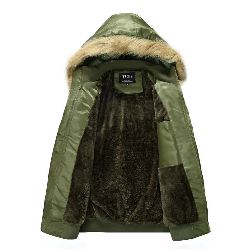 Brand Men's Winter Jacket Coat Male Parkas Military (CHECK SIZES CAREFULLY)