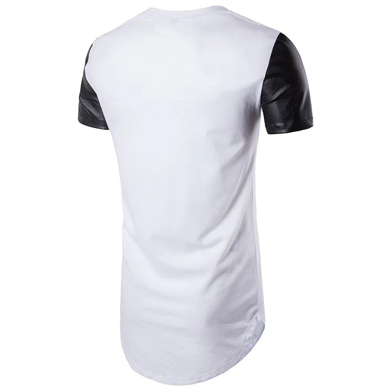 Men`s Leather T-Shirts