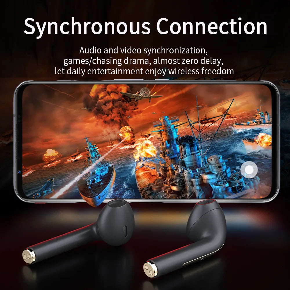 Original For wwJBL J18 Headset Wireless Earphones Bluetooth Headphones True Stereo Sport Game TWS Earbuds In Ear With Mic Touch