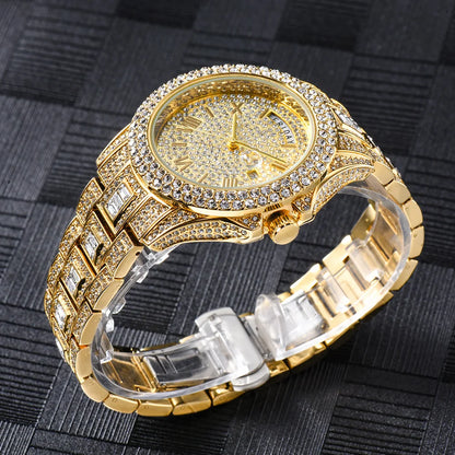 Reloj clásico para hombre, resistente al agua, luminoso, de cuarzo, de acero inoxidable, para buceadores, de lujo, para Rolex.