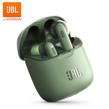Auriculares inalámbricos Bluetooth originales JBL TUNE 220 TWS T220TWS, auriculares estéreo con sonido de graves profundos.