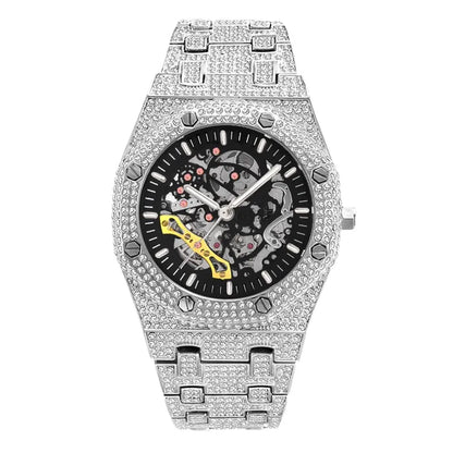 Reloj clásico para hombre, resistente al agua, luminoso, de cuarzo, de acero inoxidable, para buceadores, de lujo, para Rolex.