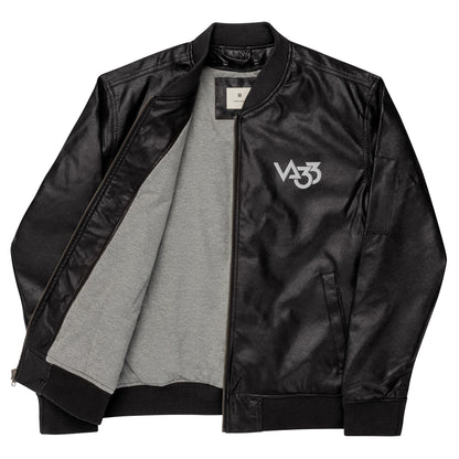 CV33_Chaqueta bomber de cuero