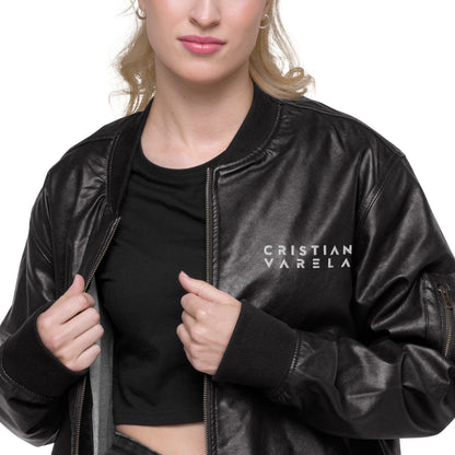 VA30_Chaqueta bomber de cuero