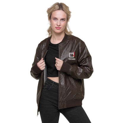 Chaqueta bomber de cuero BC_