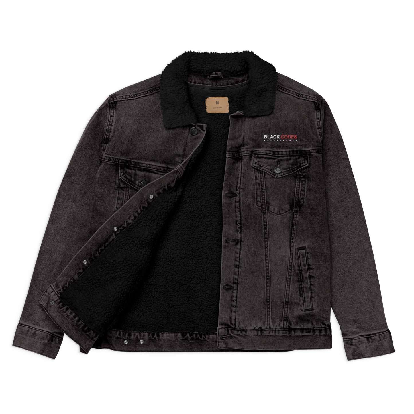 BCE_Unisex denim sherpa jacket