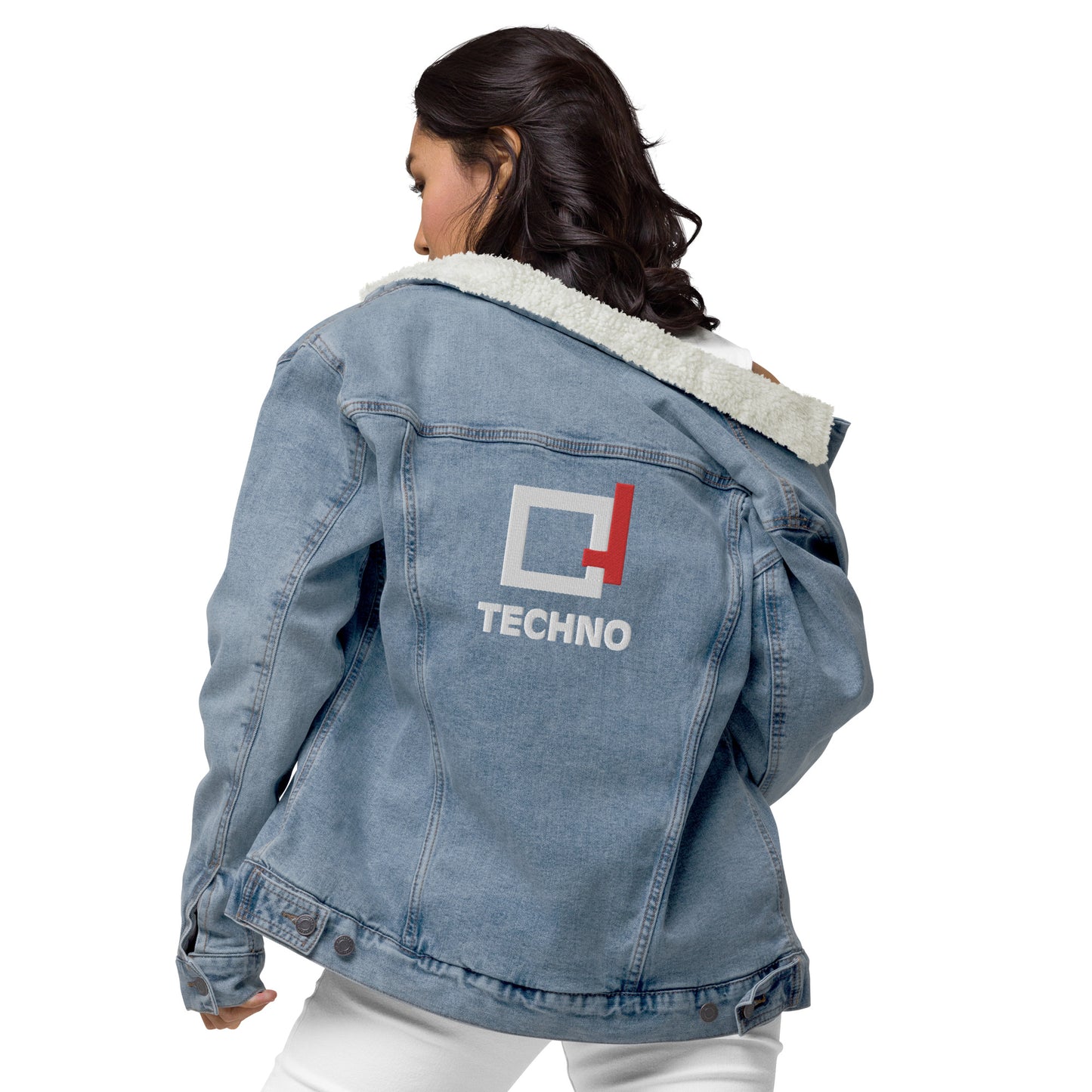 BCE_Unisex denim sherpa jacket