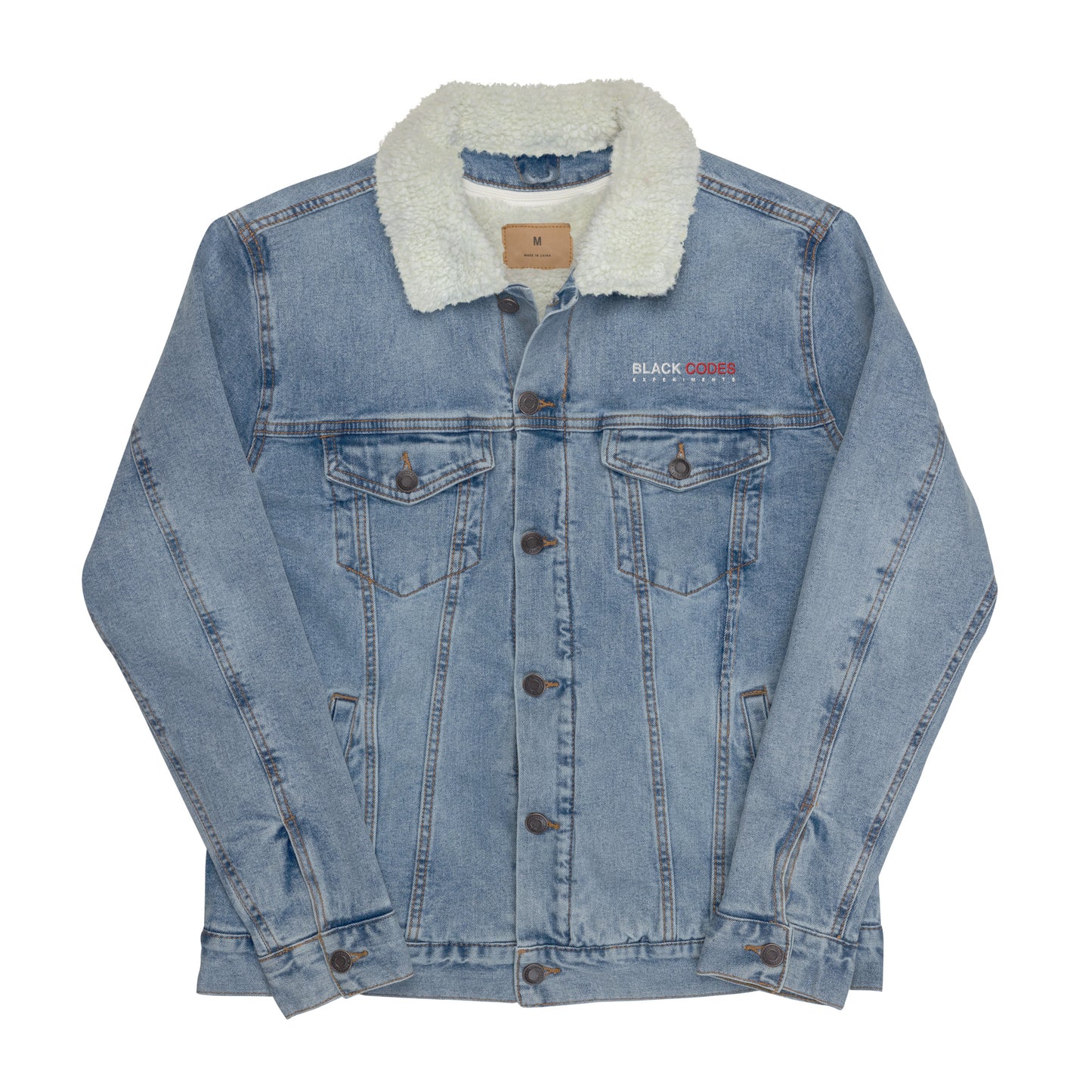 BCE_Unisex denim sherpa jacket