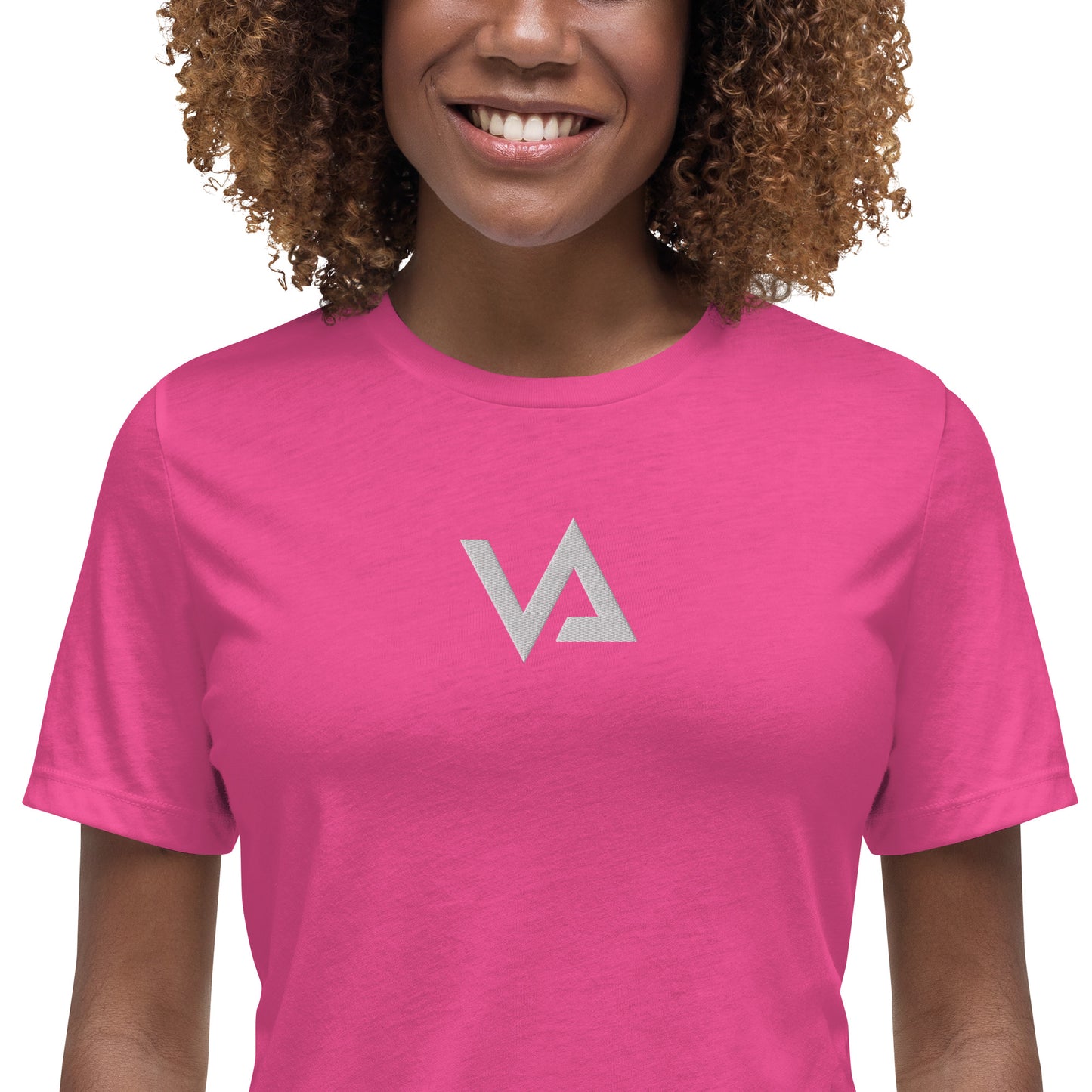 VA_Women's Relaxed - Embroidered T-Shirt