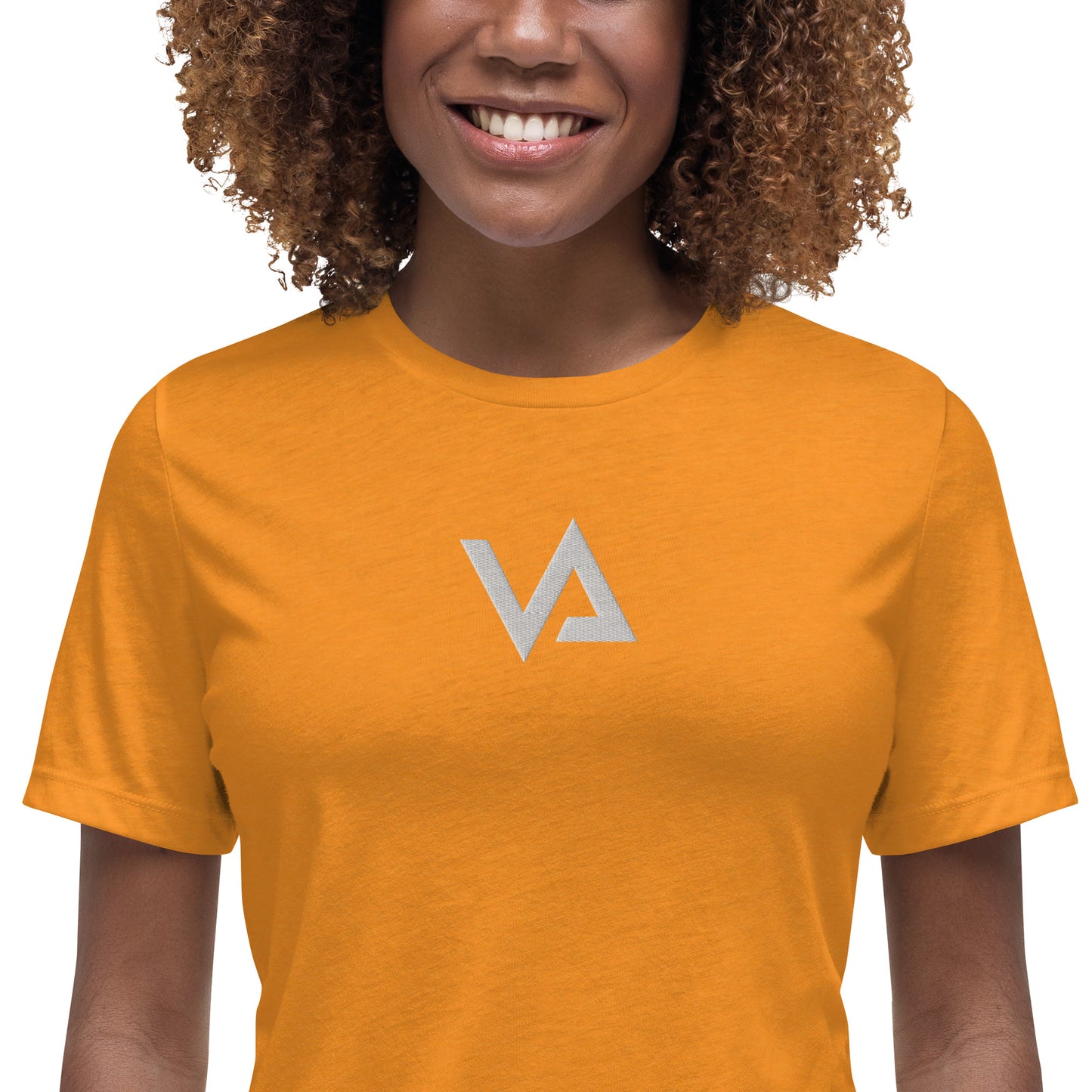 VA_Women's Relaxed - Embroidered T-Shirt