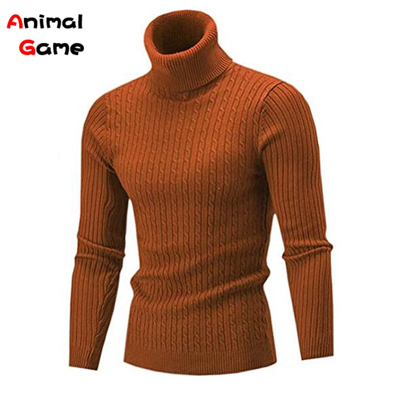 Jersey de invierno para hombre, Top de cuello alto, manga larga (NOTA: ¡Asian XL = EU M)!