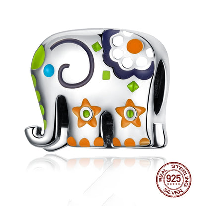 WOSTU 925 plata esterlina mujeres niño niñas mascota cámara abeja encanto café mariquita cuentas ajuste DIY Original pulsera colgantes joyería