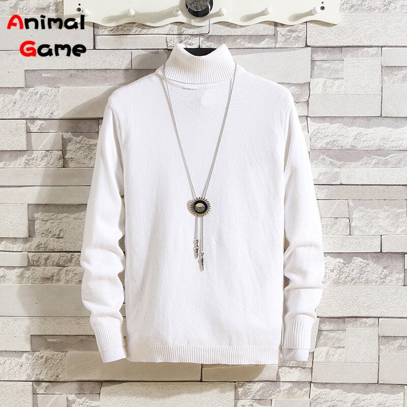 Jersey de invierno para hombre, Top de cuello alto, manga larga (NOTA: ¡Asian XL = EU M)!