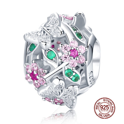 WOSTU 925 plata esterlina mujeres niño niñas mascota cámara abeja encanto café mariquita cuentas ajuste DIY Original pulsera colgantes joyería