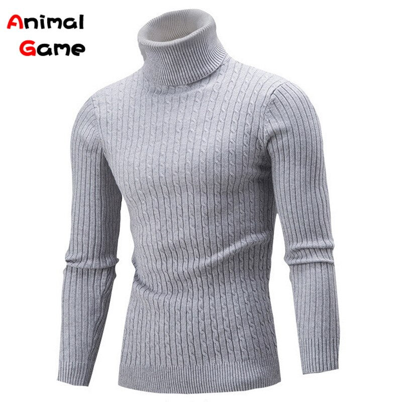 Jersey de invierno para hombre, Top de cuello alto, manga larga (NOTA: ¡Asian XL = EU M)!