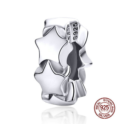 WOSTU Plata de Ley 925 auténtica, 15 estilos, tapón espaciador de corazón Vintage para mascotas, cuentas aptas para Wostu, pulsera con abalorio original, joyería CQC593