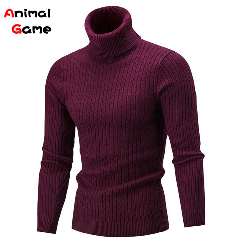 Jersey de invierno para hombre, Top de cuello alto, manga larga (NOTA: ¡Asian XL = EU M)!