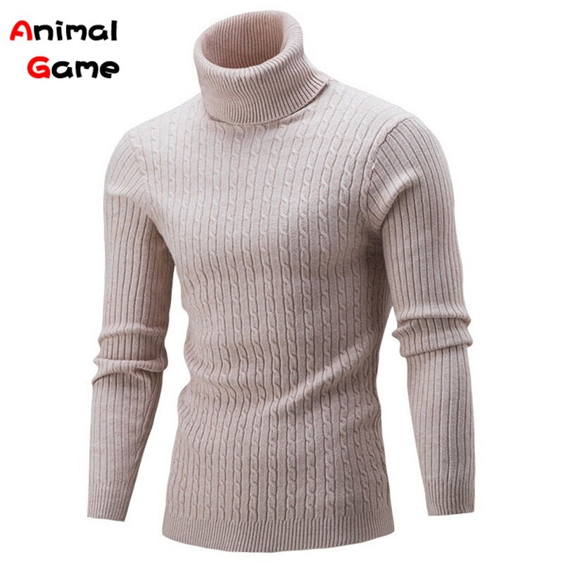 Jersey de invierno para hombre, Top de cuello alto, manga larga (NOTA: ¡Asian XL = EU M)!