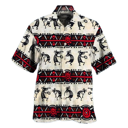 Ethnic Shirt For Men Vintage High Street- Short Sleeve Crusaders